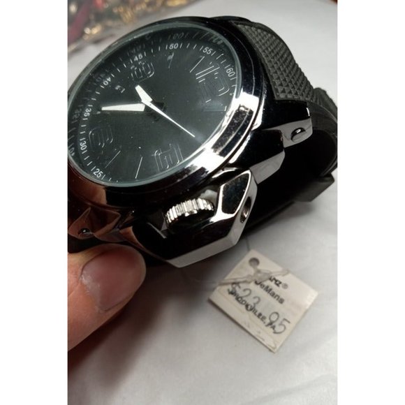 GANZ Men's Black Silicone Band Watch BRAND NEW (1a2) - Picture 6 of 8